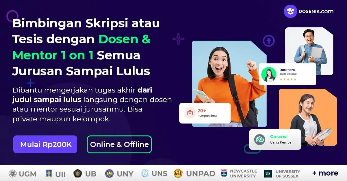 Jasa Bimbingan Skripsi, Tesis & Disertasi Online Privat