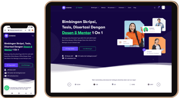 Jasa Bimbingan Skripsi, Tesis & Disertasi Online Privat