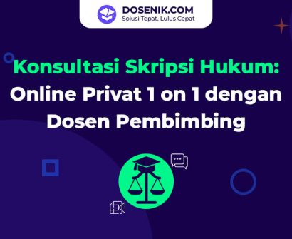 Jasa Konsultasi Skripsi Hukum